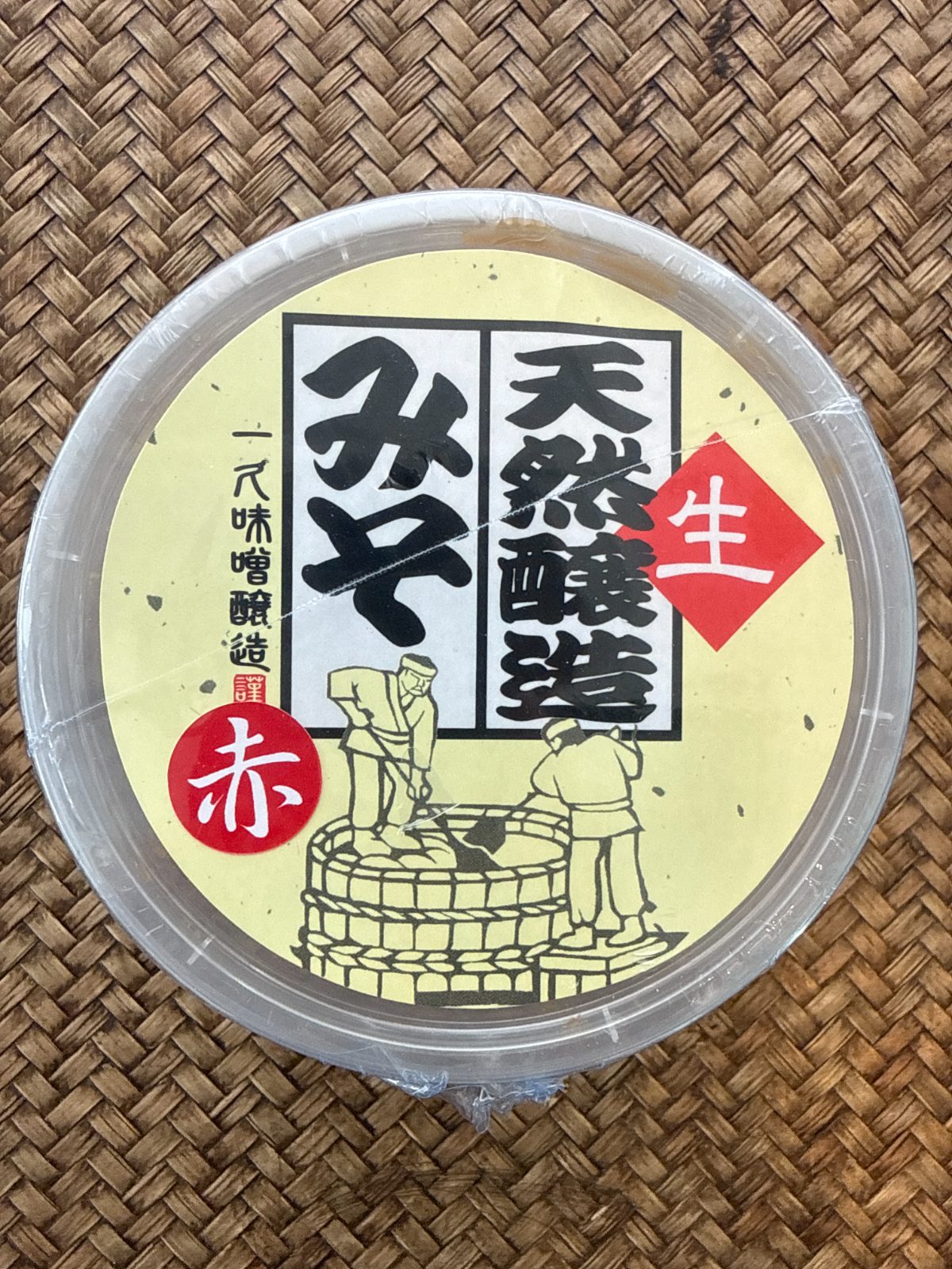 一久味噌　天然醸造赤　400g