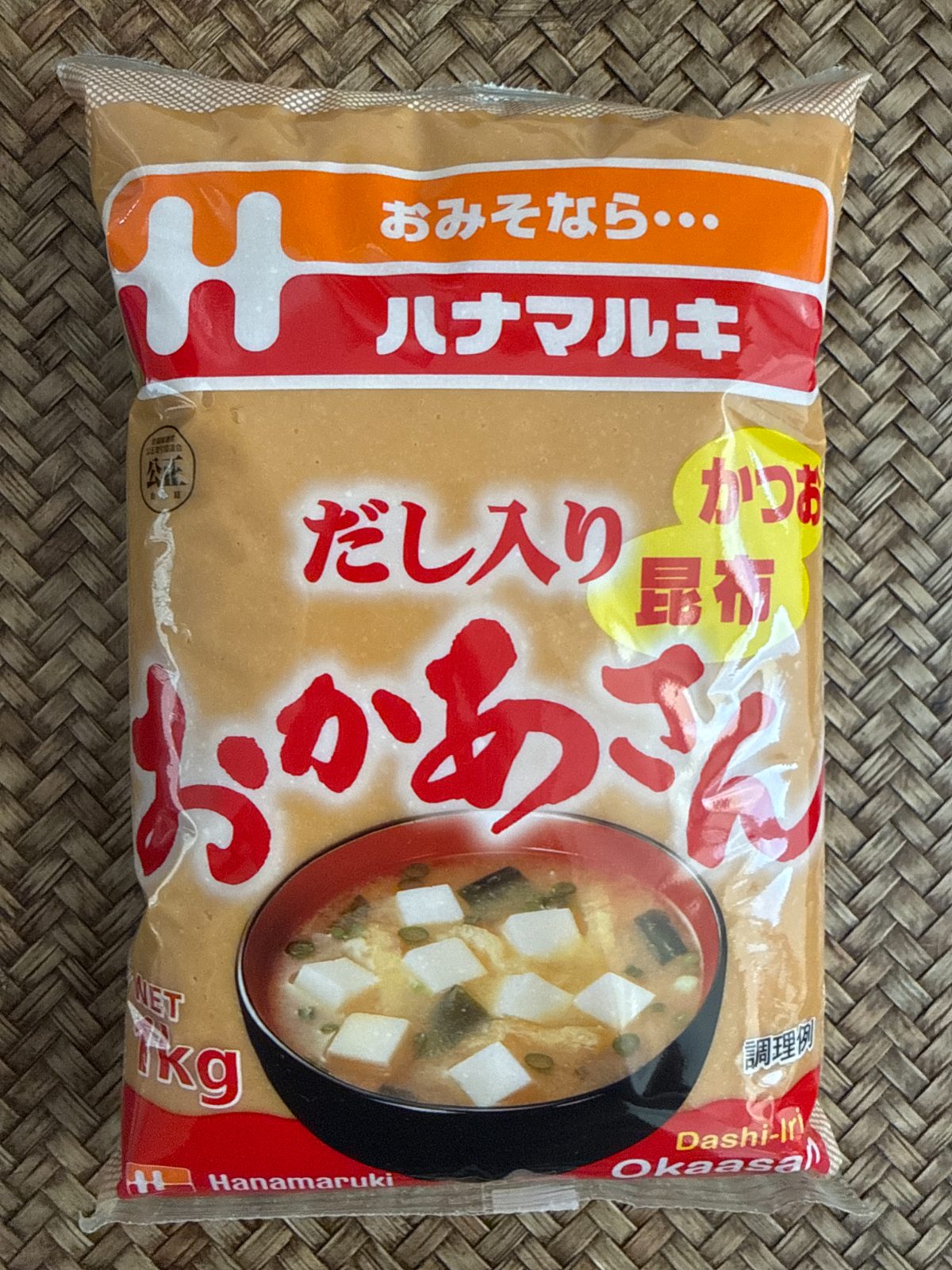 ハナマルキ だし入り おかあさん 味噌 1kg