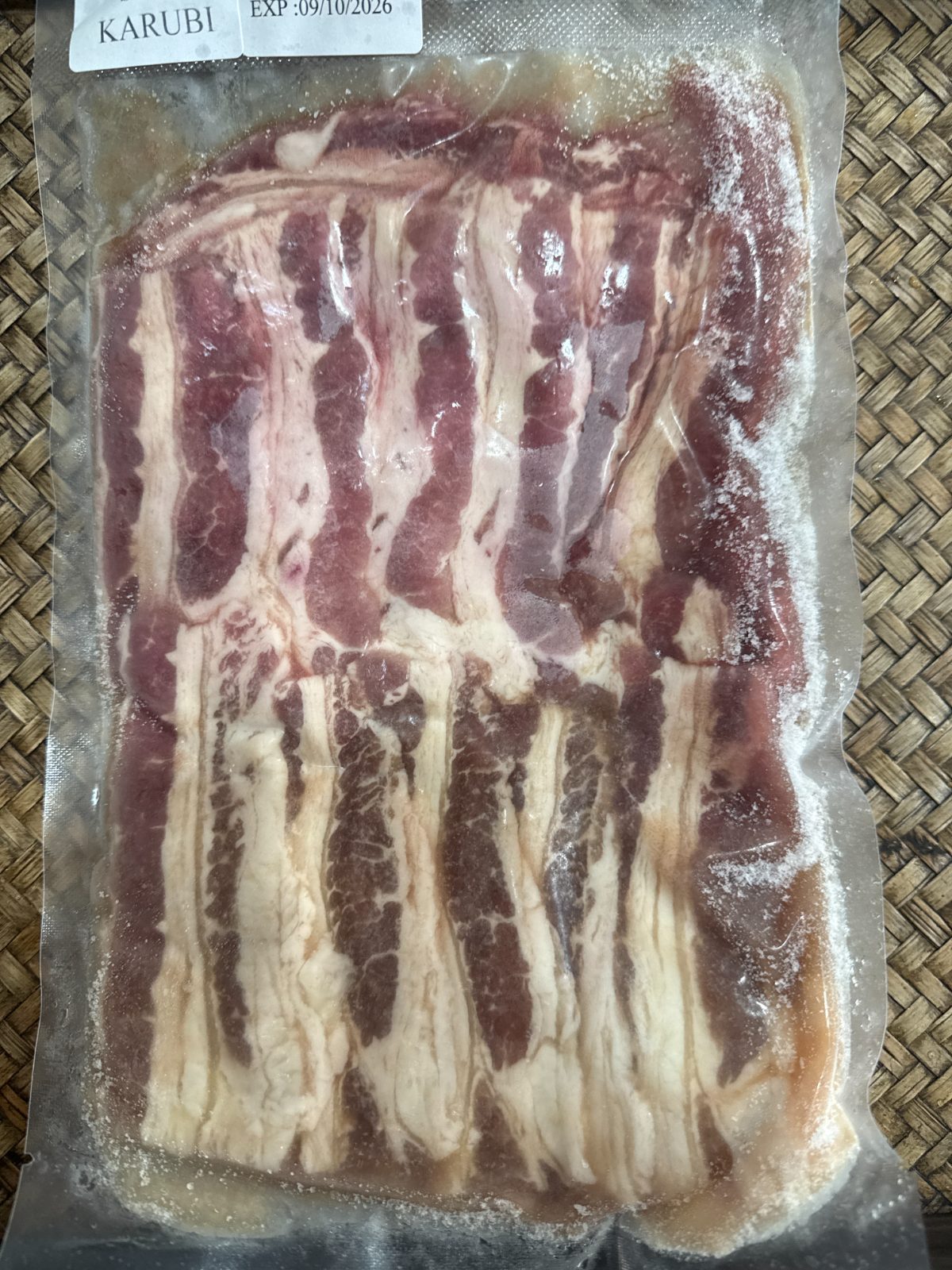 無添加 焼くだけ簡単 冷凍塩カルビ 約190g