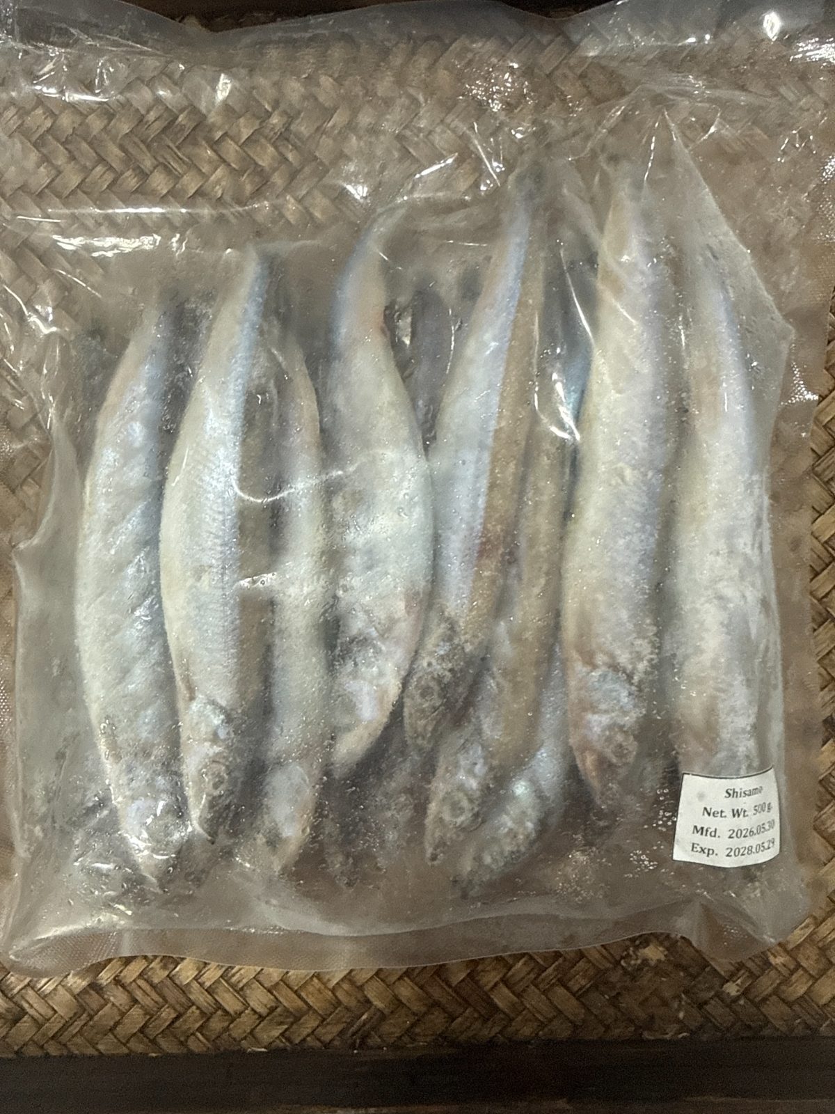 冷凍 子持ちシシャモ 25尾入り