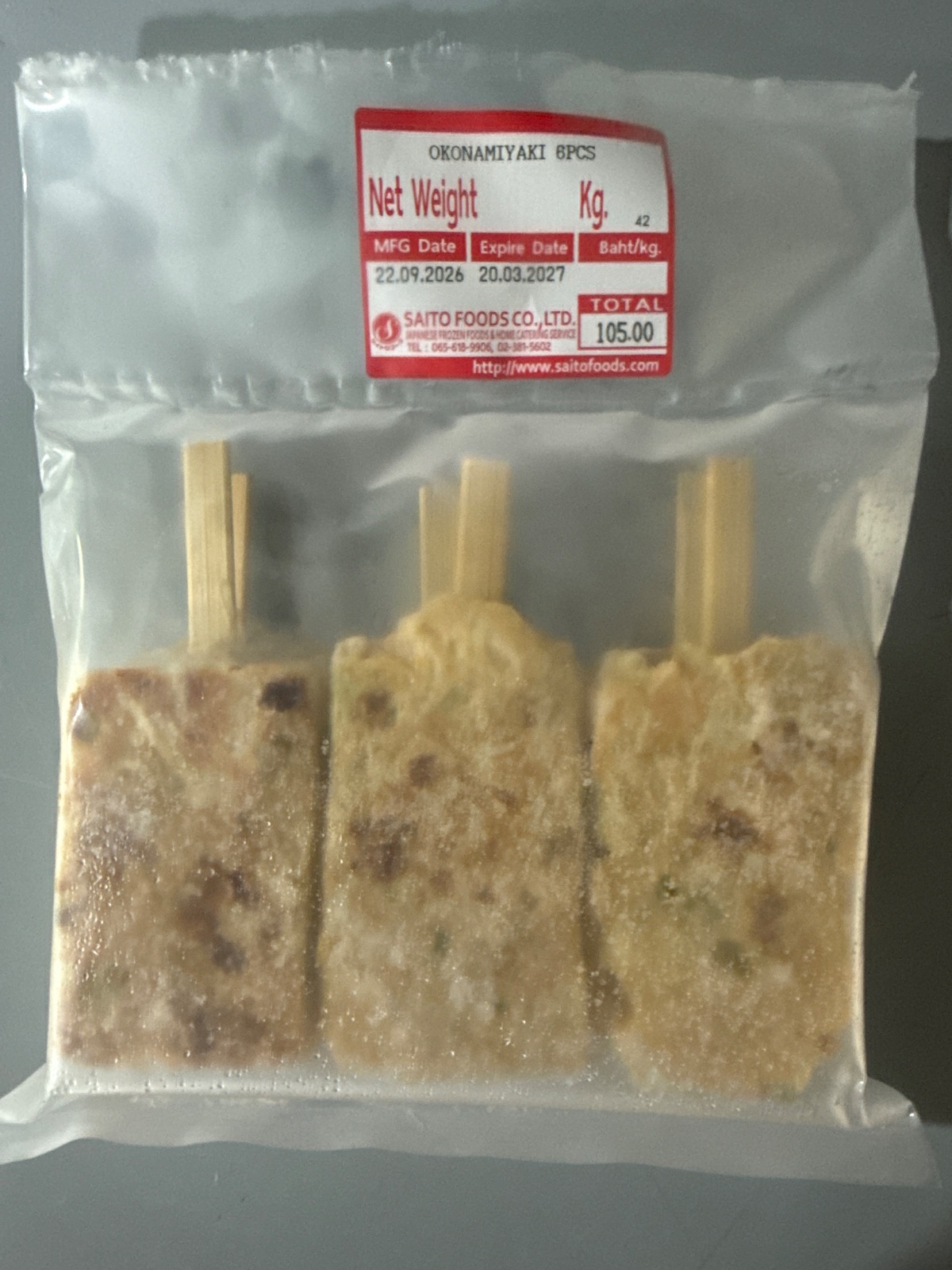 お好み焼き スティック 6本入り